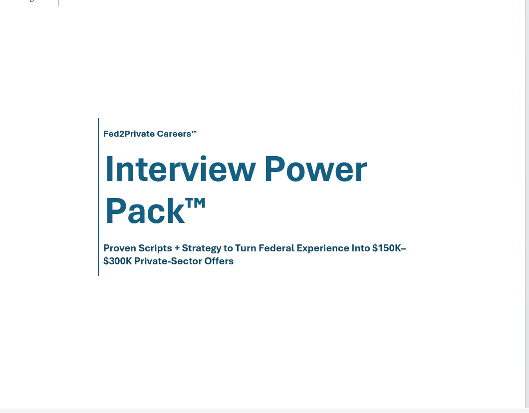 Interview Power Pack™